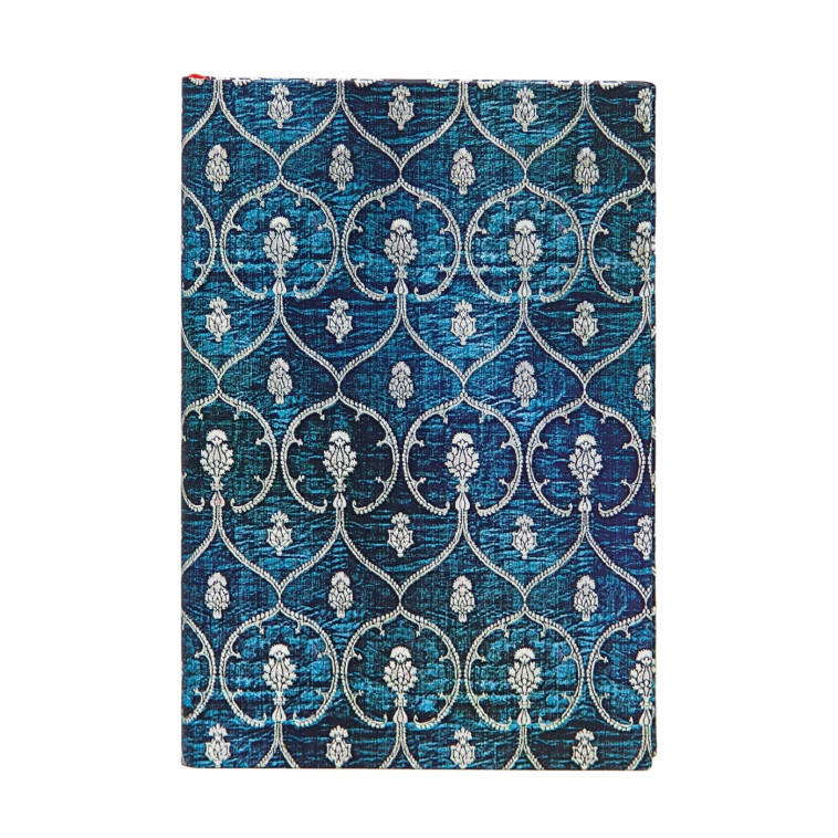 CARNET A COUVERTURE RIGIDE VELOURS BLEU - MINI - NON LIGNE - 176 P. - XXX - PAPERBLANKS