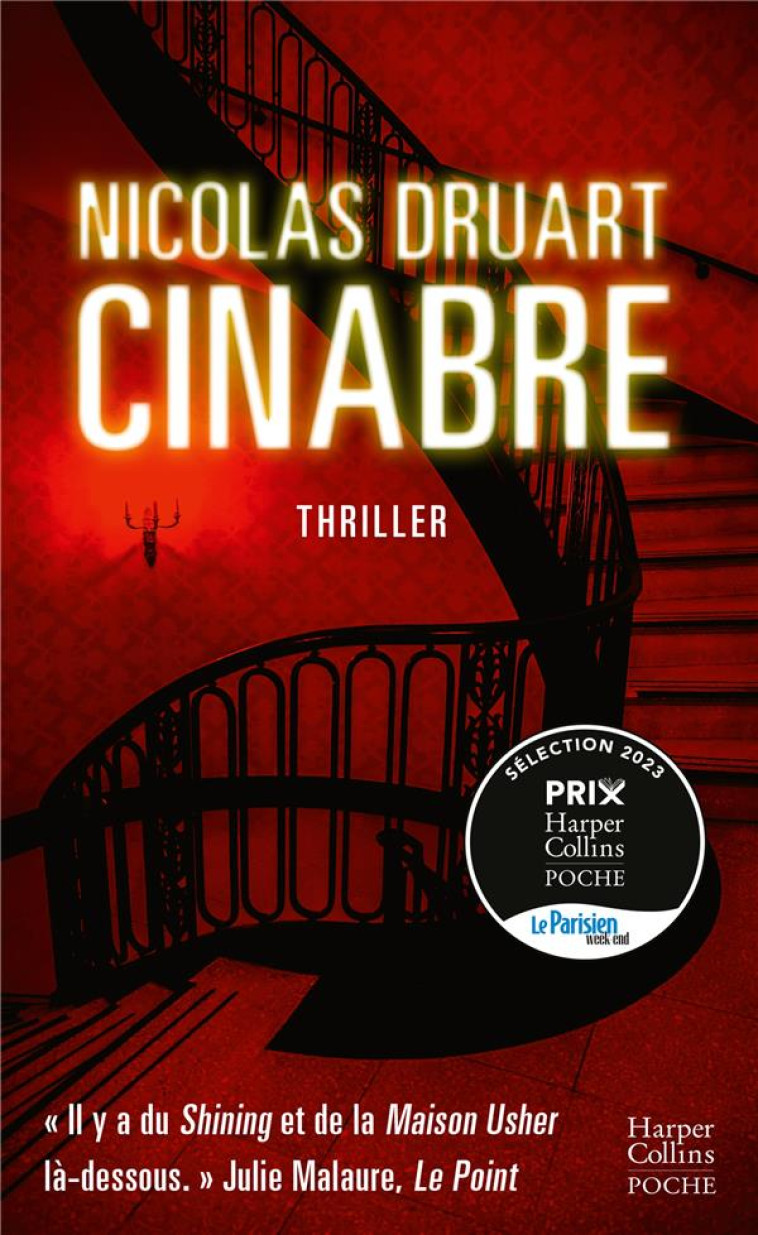 CINABRE - PAR L'AUTEUR DE L'ENCLAVE, PRIX DE L'EMBOUCHURE 2021 - DRUART NICOLAS - HARPERCOLLINS