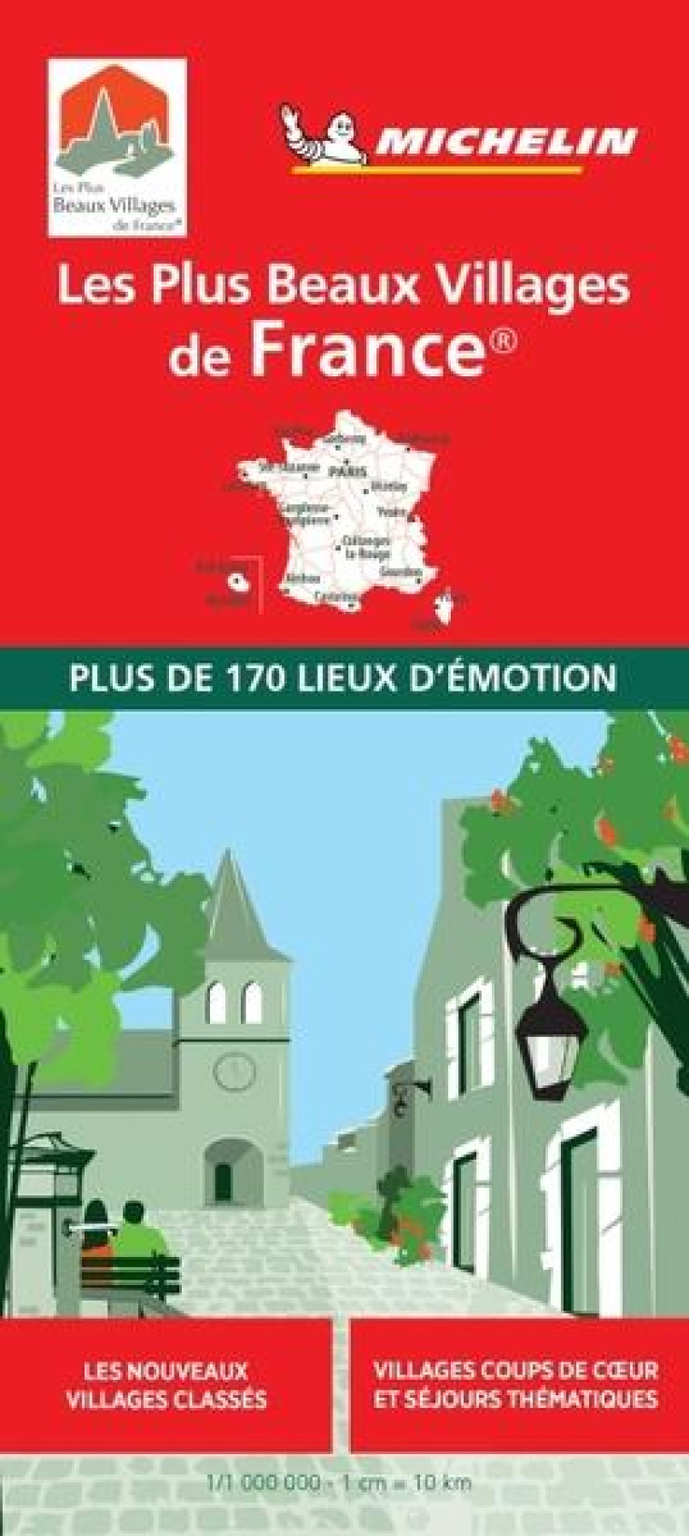 CARTE LES PLUS BEAUX VILLAGES DE FRANCE - XXX - MICHELIN