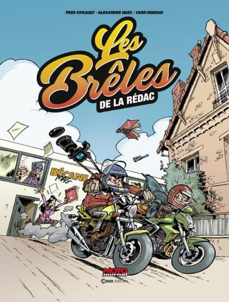 LES BRELES - DE LA REDAC' - TOME 1 - MARIAN/HUEZ/COICAULT - CASA