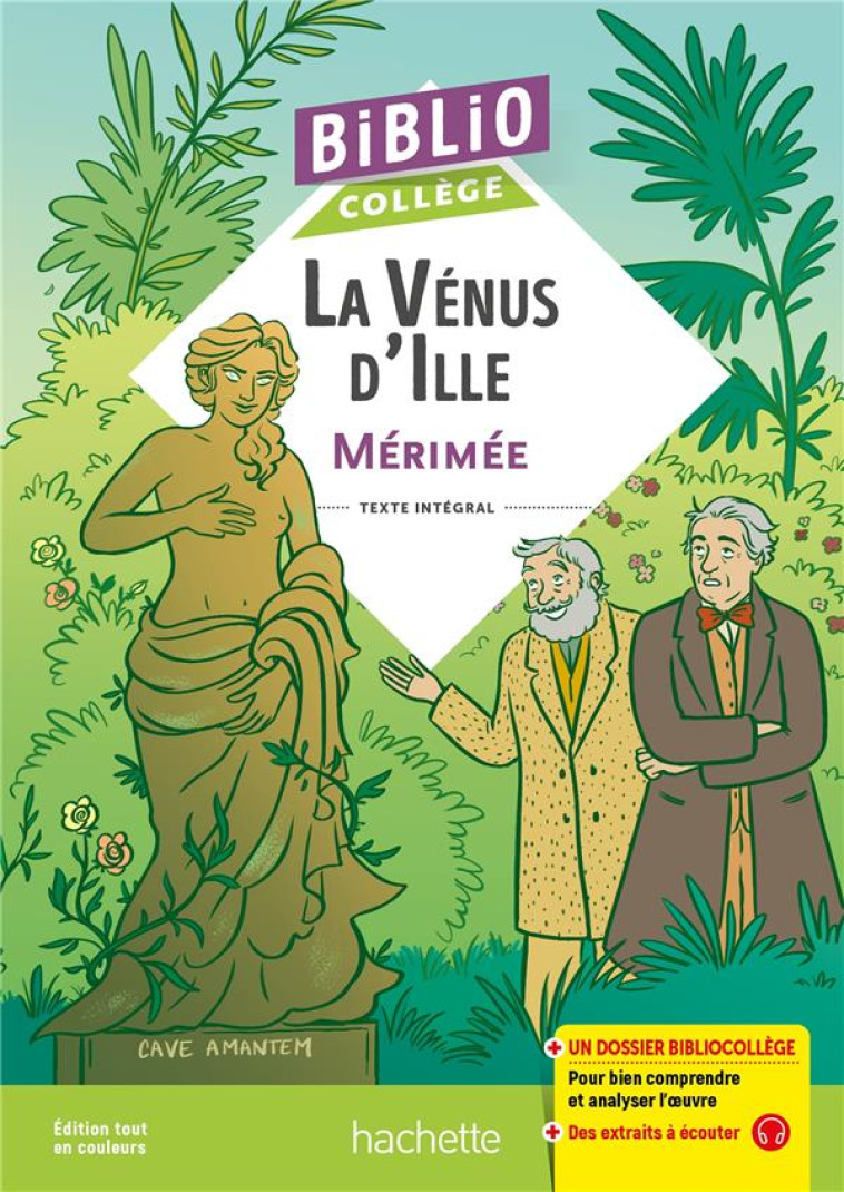 BIBLIOCOLLEGE - LA VENUS D'ILLE, MERIMEE - MERIMEE/ELLEA BIRD - HACHETTE