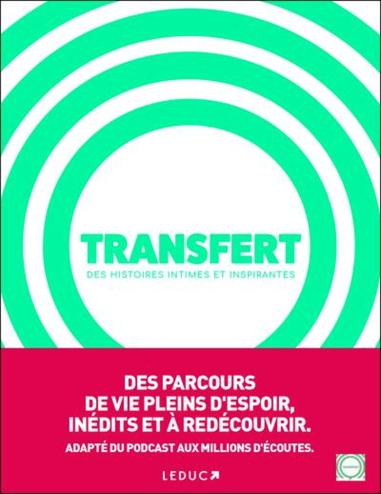 TRANSFERT - LE LIVRE - DES HISTOIRES INTIMES ET INSPIRANTES - SLATE/PAPIN - QUOTIDIEN MALIN