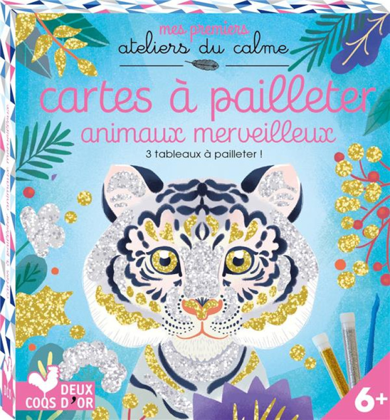 PAILLETTES ANIMAUX MERVEILLEUX - MINI-BOITE AVEC ACCESSOIRES - BUSSI AUDREY - NC