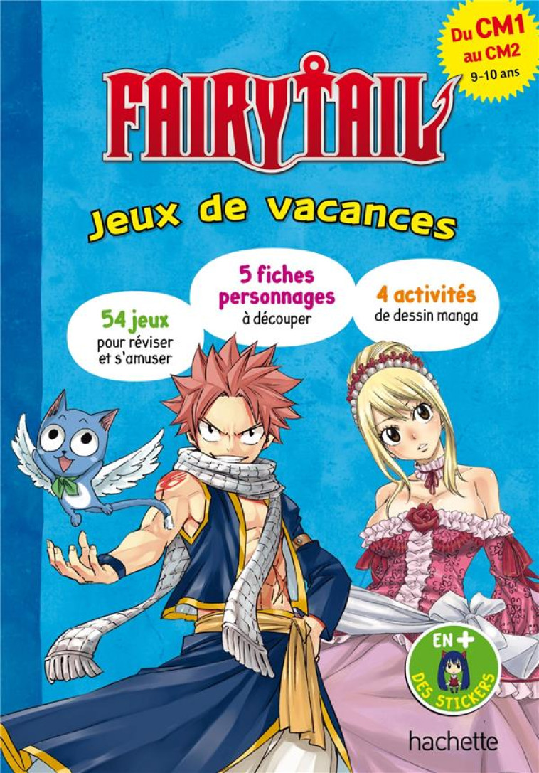 FAIRY TAIL - JEUX DE VACANCES - DU CM1 AU CM2 - VOCANSON HELENE - HACHETTE