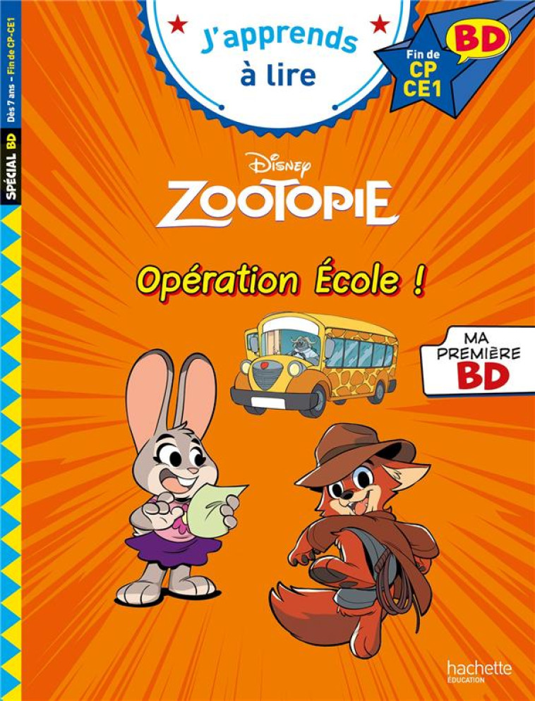 DISNEY  BD  FIN DE CP- CE1 - ZOOTOPIE - ALBERTIN ISABELLE - HACHETTE