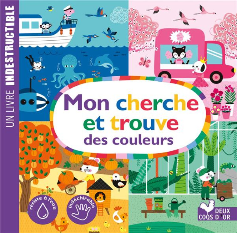 MON CHERCHE ET TROUVE DES COULEURS - GWE - HACHETTE