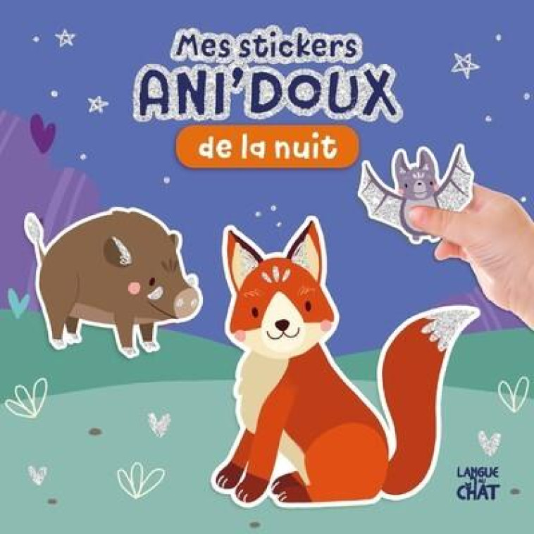 MES STICKERS ANI'DOUX DE LA NUIT - PILLOW/COLLECTIF - LANGUE AU CHAT