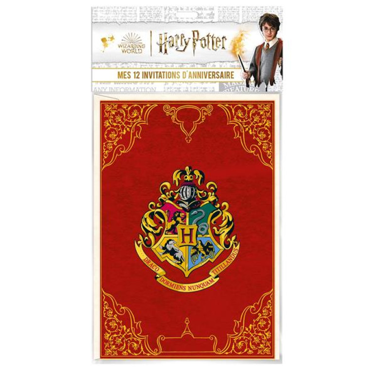 HARRY POTTER - MES 12 INVITATIONS D'ANNIVERSAIRE - XXX - NC