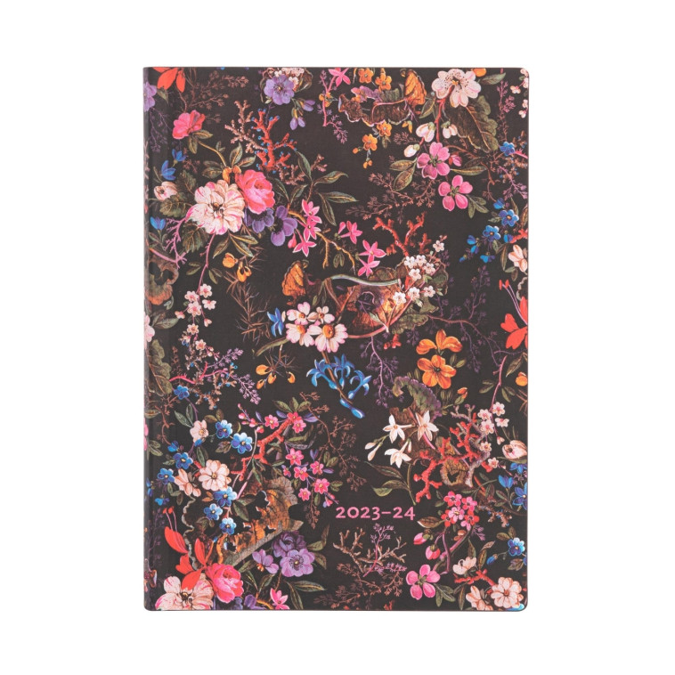 13 Mois 2024 Flexis Floralia  - Midi - un Jour par page - 416 p. - XXX - PAPERBLANKS