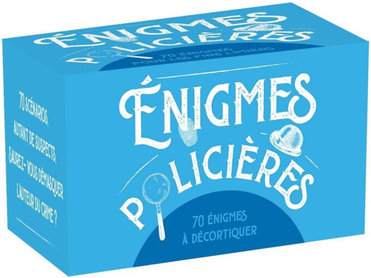 BOITE ENIGMES POLICIERES - BOUVIER FABRICE - NC