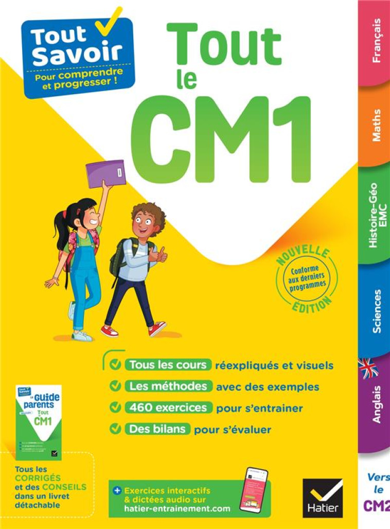 TOUT SAVOIR CM1 - TOUT-EN-UN - COURS, METHODES ET EXERCICES DANS TOUTES LES MATIERES - ANTOINE/IDIARD/MUL - HATIER SCOLAIRE