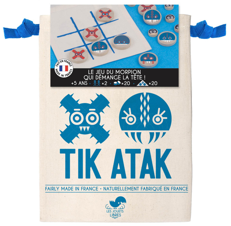 TIK ATAK - BLEU - 2022 - JOUET - XXX - JOUETS LIBRES