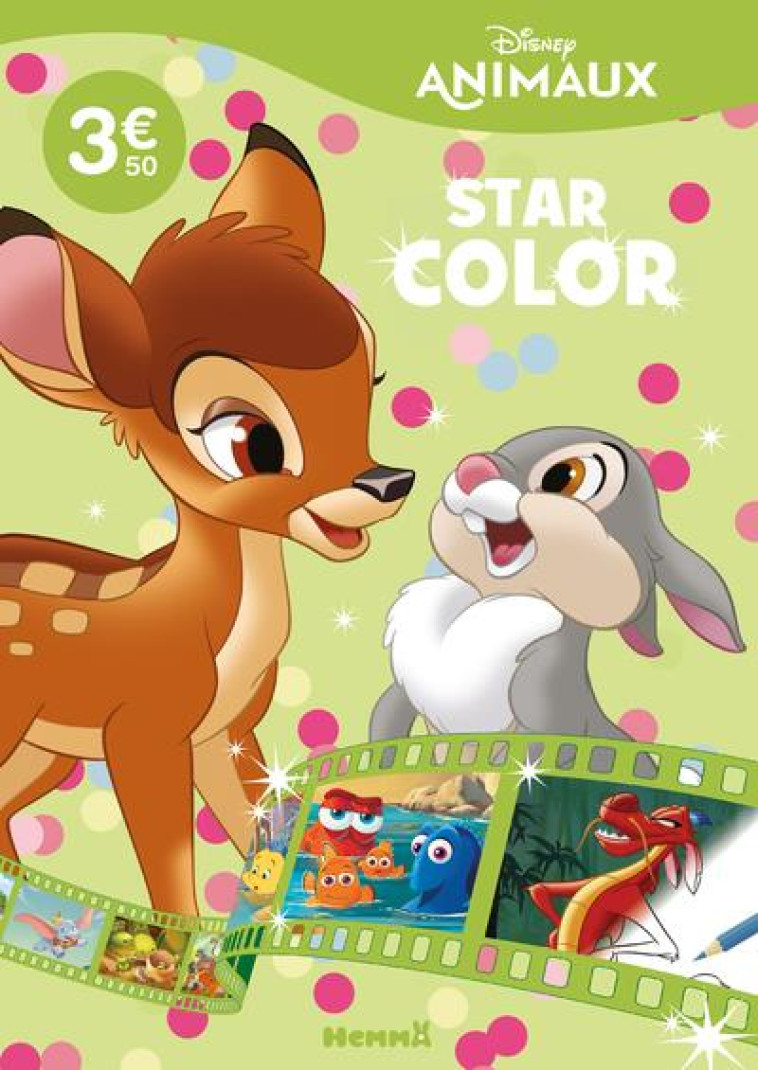 DISNEY ANIMAUX - STAR COLOR (BAMBI ET PANPAN) - COLLECTIF - HEMMA