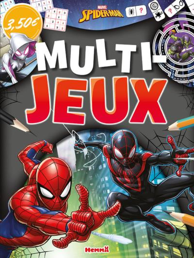 MARVEL SPIDER-MAN - MULTI-JEUX - COLLECTIF - HEMMA