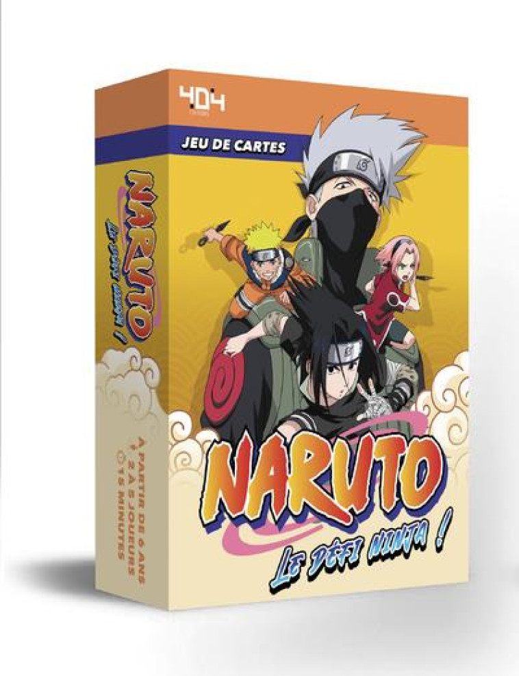 NARUTO MON JEU DE CARTES LE DEFI NINJA ! - COLLECTIF - NC