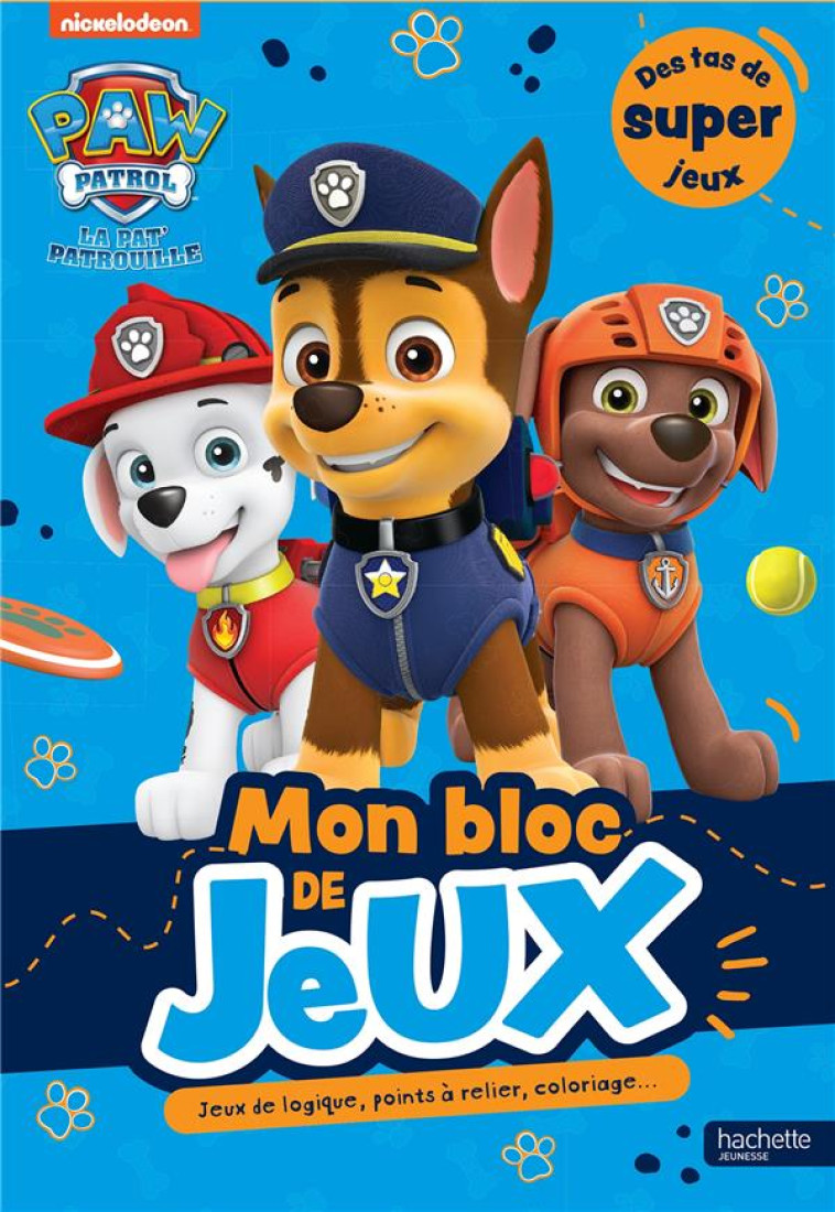 PAT' PATROUILLE - MON BLOC DE JEUX - XXX - HACHETTE