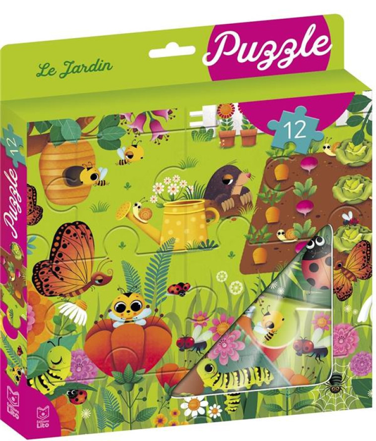 MA BOITE A PUZZLE 12P JARDIN - XXX - NC