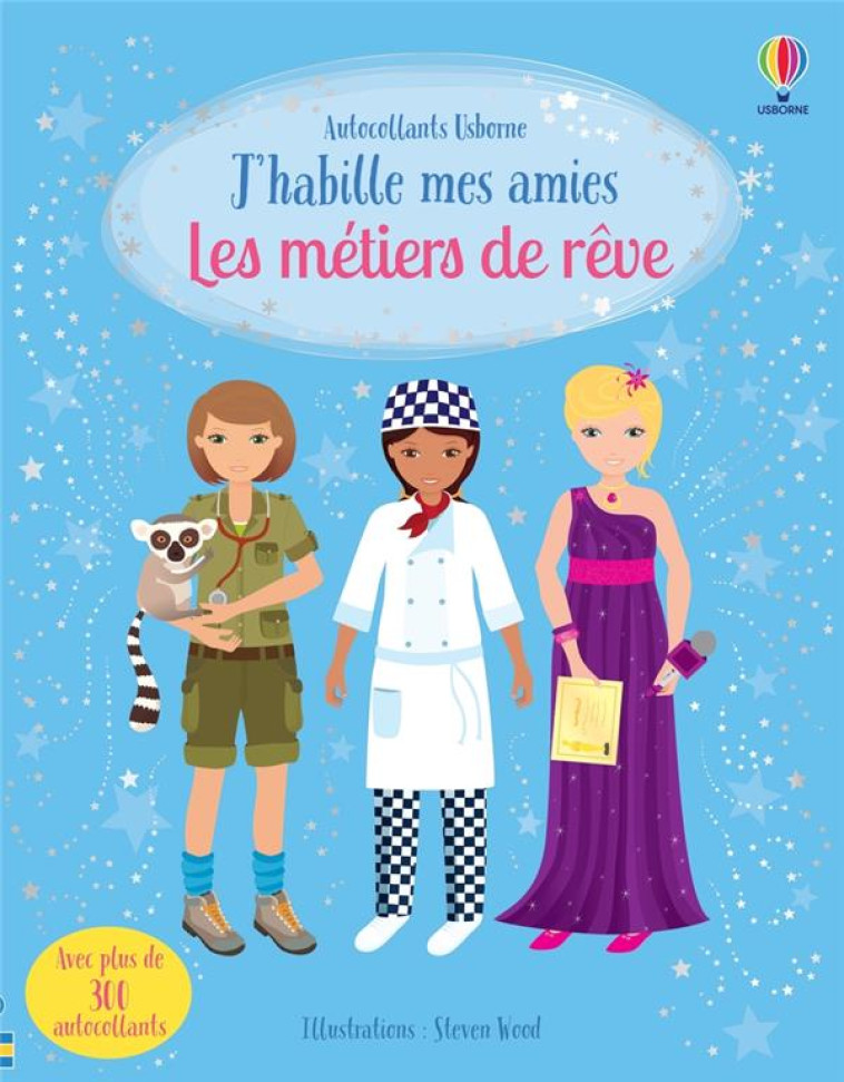 LES METIERS DE REVE - J'HABILLE MES AMIES - BONE/WOOD - NC