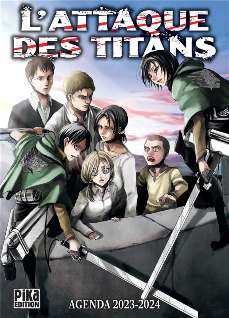 L'ATTAQUE DES TITANS - AGENDA SCOLAIRE 2023-2024 - AGENDA L'ATTAQUE DES TITANS 2023-2024 - ISAYAMA HAJIME - NC