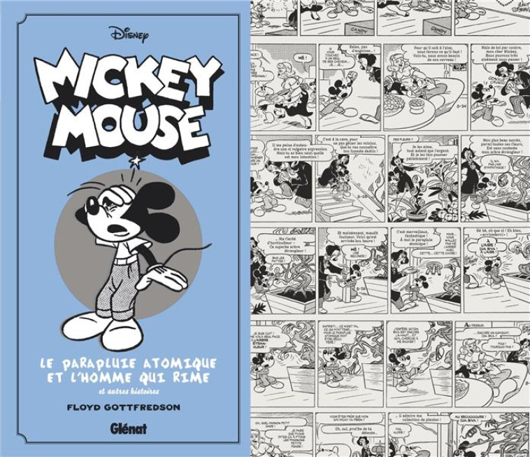 MICKEY MOUSE PAR FLOYD GOTTFREDSON N&B - TOME 09 - 1946/1948 - LE PARAPLUIE ATOMIQUE ET L'HOMME QUI - GOTTFREDSON FLOYD - GLENAT