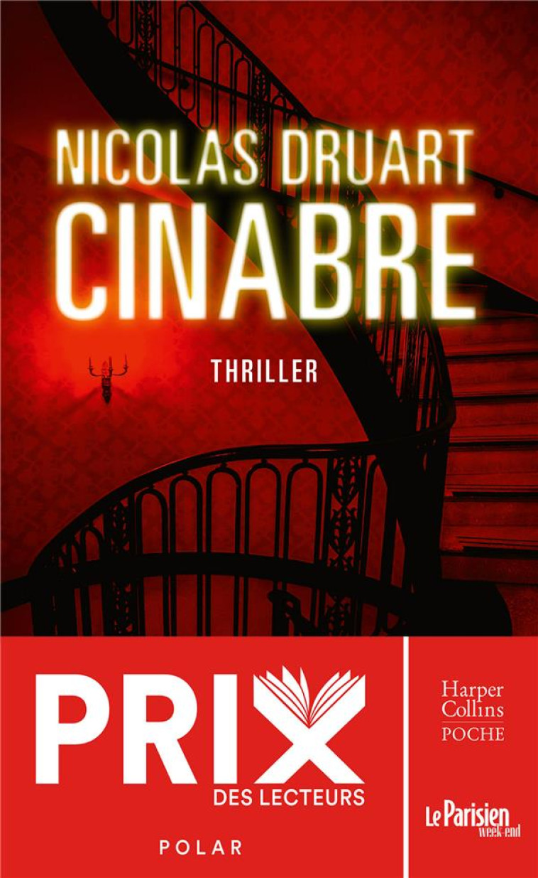 CINABRE - PRIX HARPERCOLLINS POCHE 2023 NOIR - DRUART NICOLAS - NC