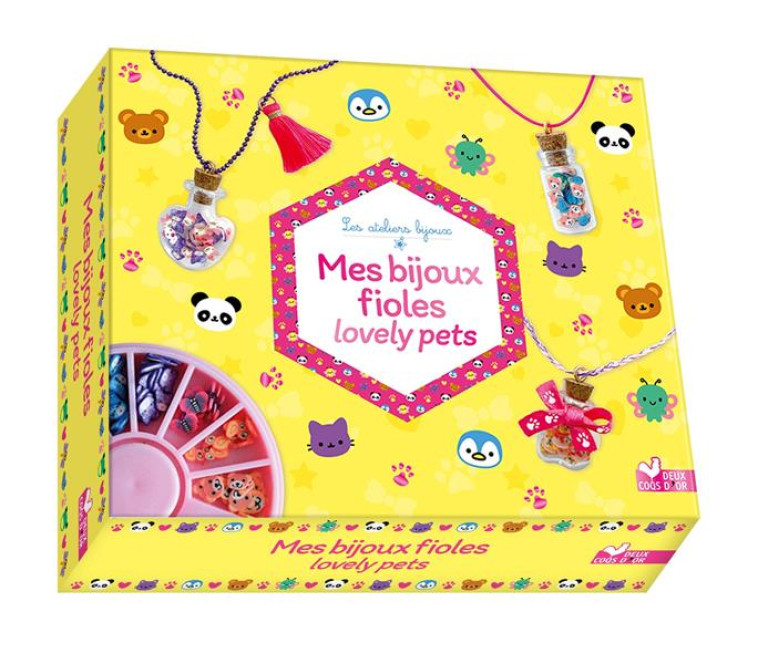 MES BIJOUX FIOLES LOVELY PETS - COFFRET AVEC ACCESSOIRES - XXX - HACHETTE