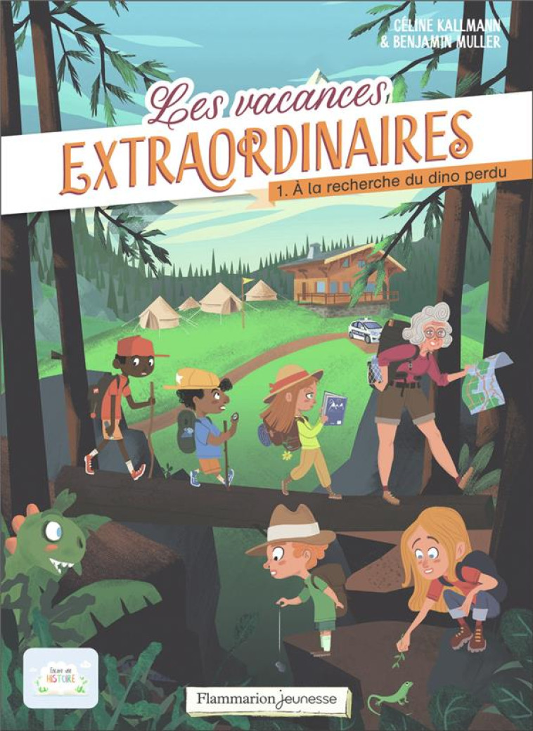 LES VACANCES EXTRAORDINAIRES - T01 - A LA RECHERCHE DU DINO PERDU - KALLMANN/MULLER - FLAMMARION