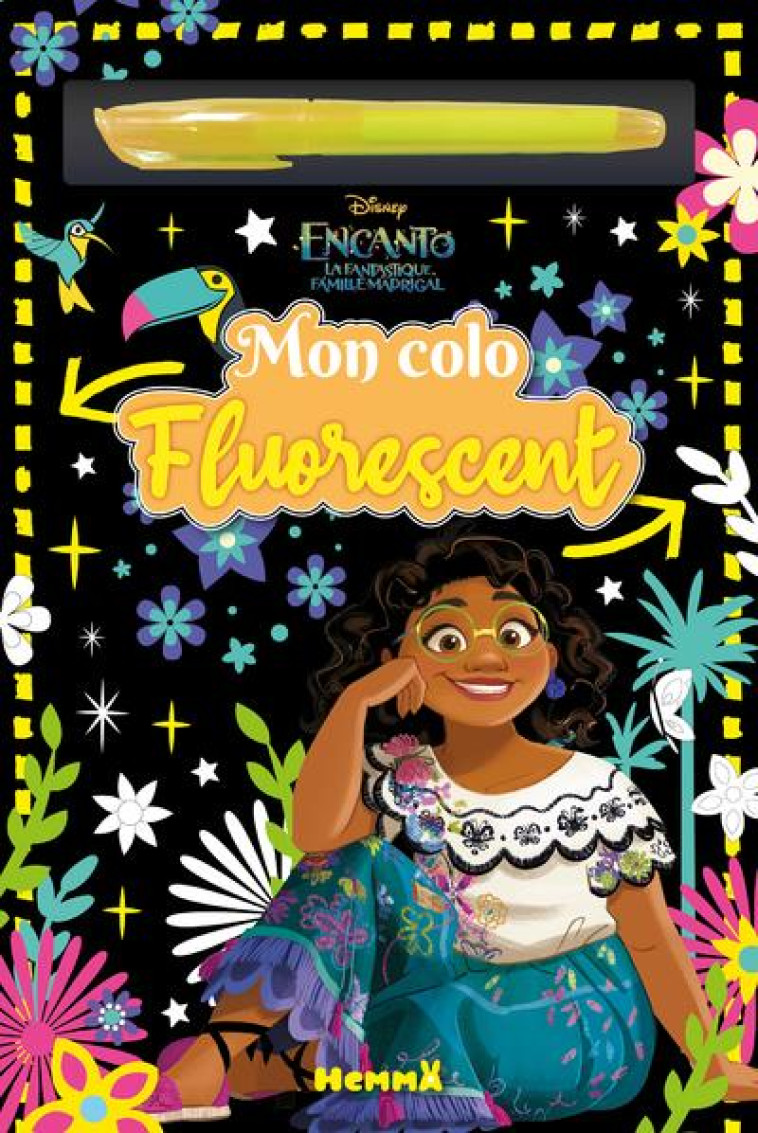 DISNEY ENCANTO - MON COLO FLUORESCENT (FLUO JAUNE) - COLLECTIF - HEMMA