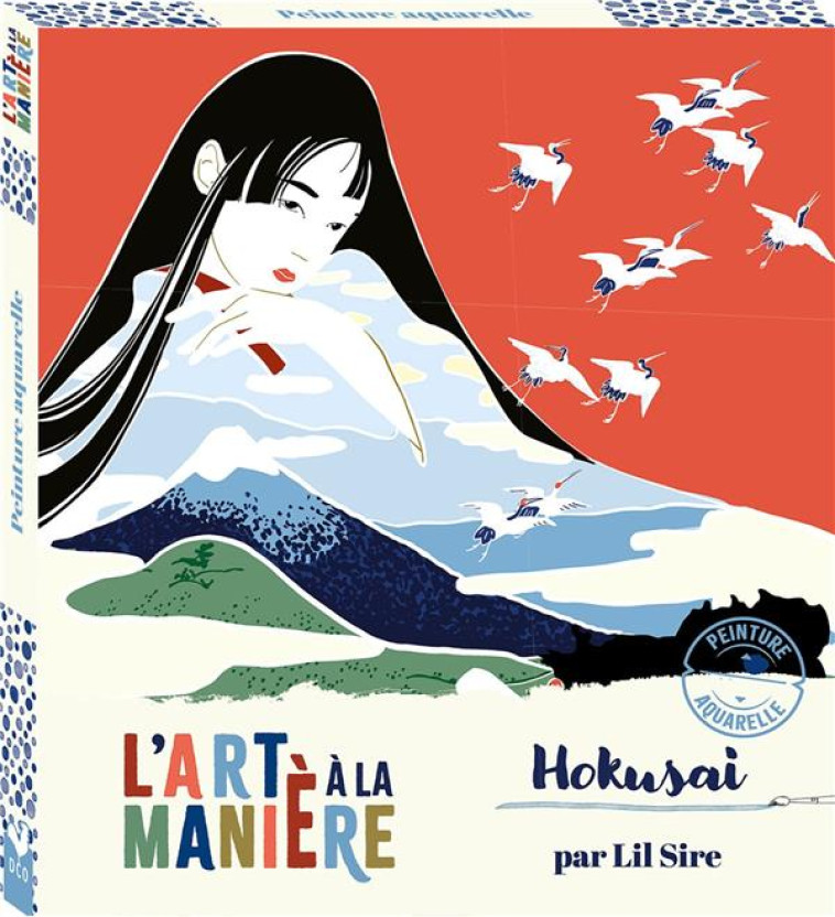 L'ART A LA MANIERE D'HOKUSAI - PEINTURE AQUARELLE - BOITE AVEC ACCESSOIRES - SIRE LIL - NC