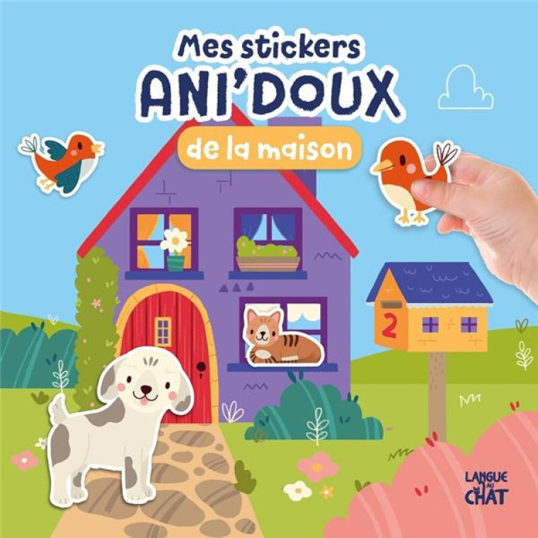 MES STICKERS ANI'DOUX DE LA MAISON - PILLOW/COLLECTIF - LANGUE AU CHAT