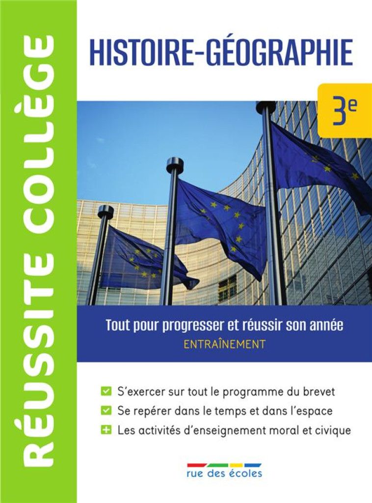 REUSSITE COLLEGE HISTOIRE-GEOGRAPHIE 3E - COLLECTIF - ANNALES-RDECOLE