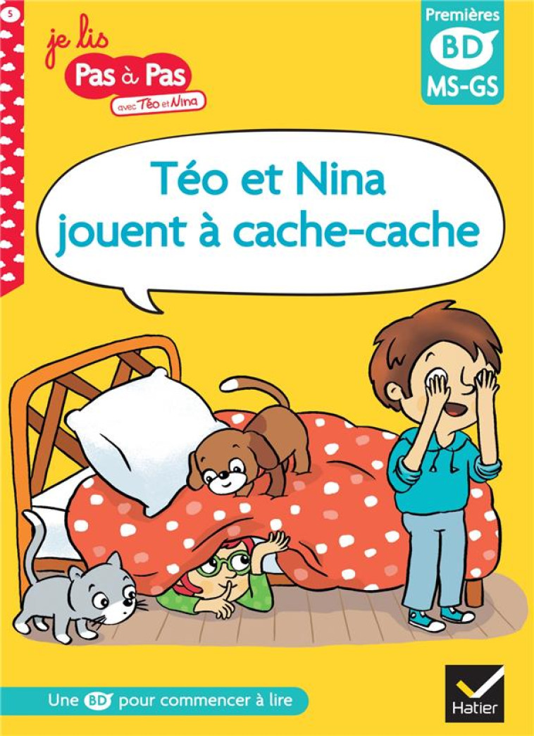 TEO ET NINA JOUENT A CACHE-CACHE - BD TEO ET NINA, MS-GS - CHAVIGNY/BARET - HATIER SCOLAIRE