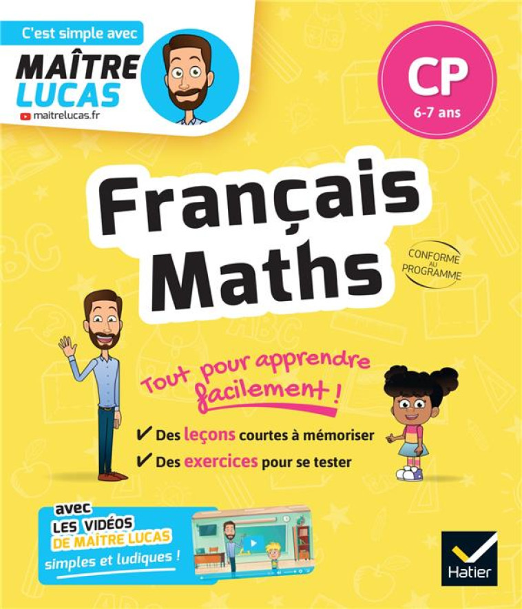 FRANCAIS ET MATHS CP - CAHIER DE REVISION ET D'ENTRAINEMENT - IDIARD BENEDICTE - HATIER SCOLAIRE