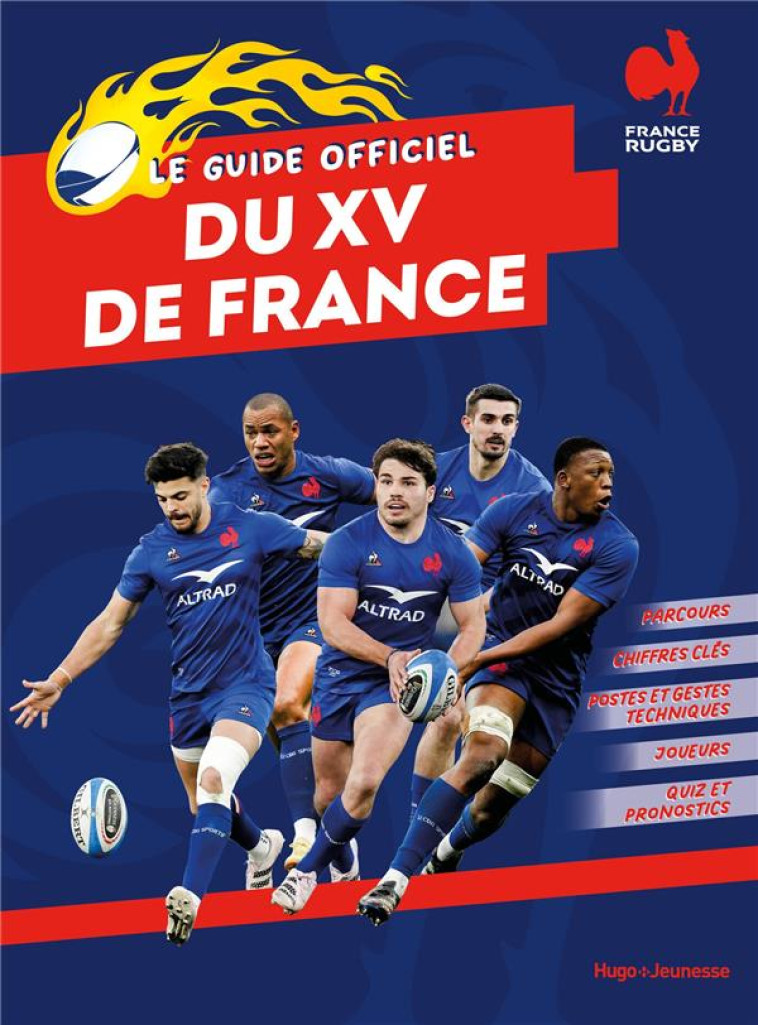 GUIDE OFFICIEL DU XV DE FRANCE - ENFANTS - POUR LES ENFANTS - FFR - HUGO JEUNESSE