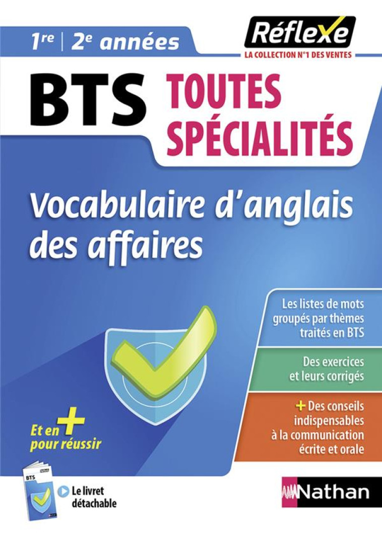 VOCABULAIRE D'ANGLAIS DES AFFAIRES - BTS TOUTES SPPECIALITES (GUIDE REFLEXE N 44) 2023 - TOME 44 - JANIAUD-POWELL P. - CLE INTERNAT