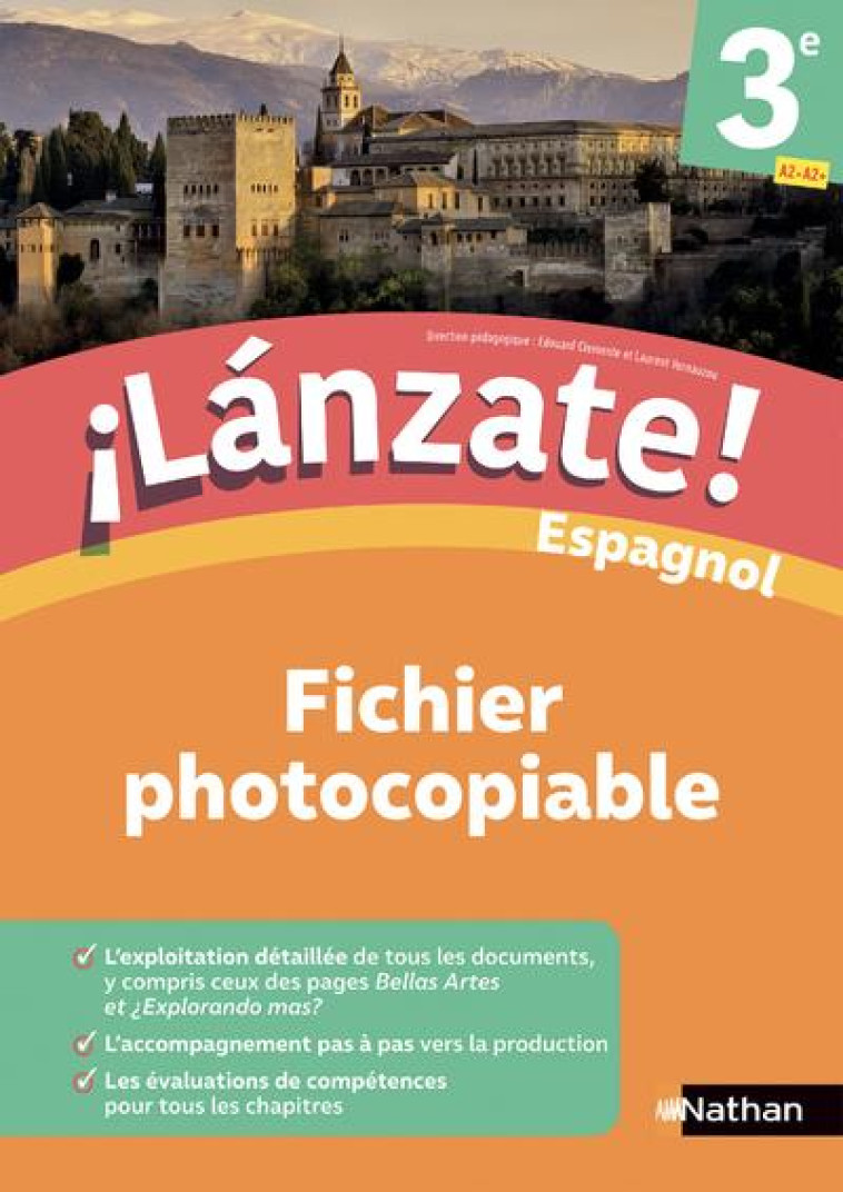 ILANZATE! 3E -FICHIER PHOTOCOPIABLE- 2022 - BAULT/COUROUGE - CLE INTERNAT