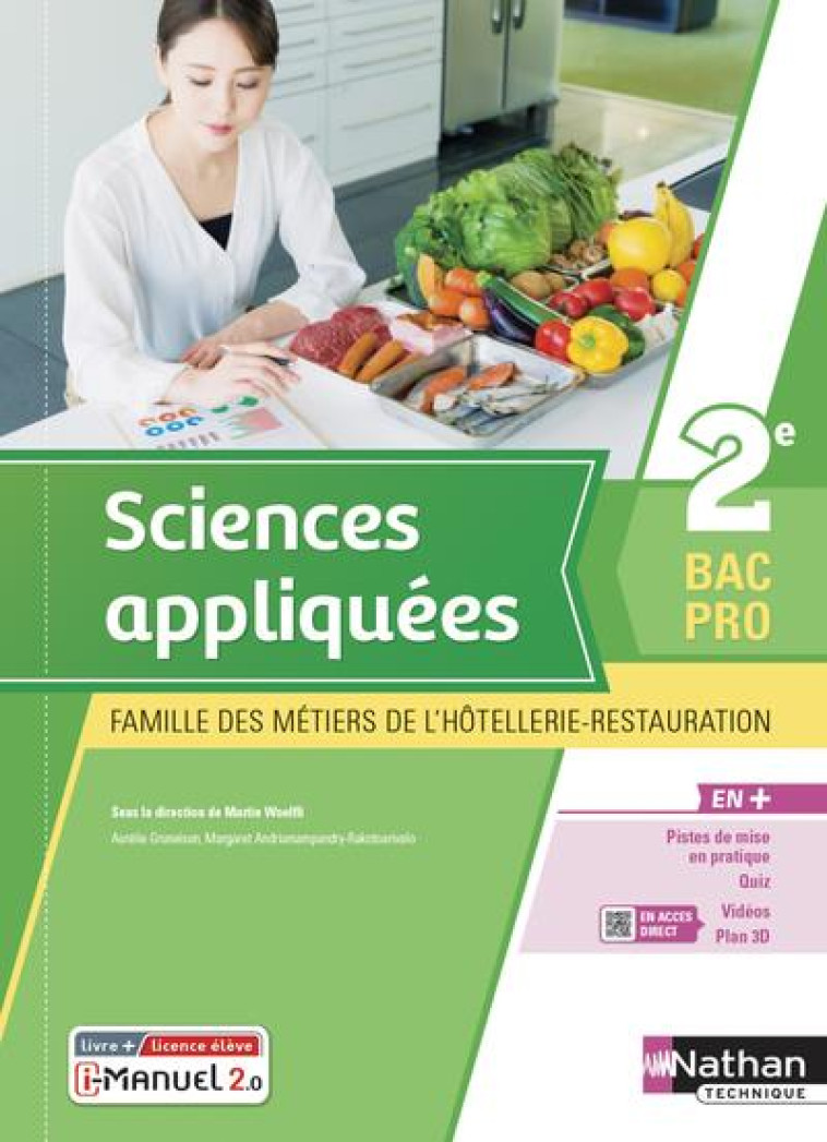 SCIENCES APPLIQUEES 2E BAC PRO MHR - LIVRE + LICENCE ELEVE - 2021 - ANDRIAMAMPANDRY-RAKO - CLE INTERNAT