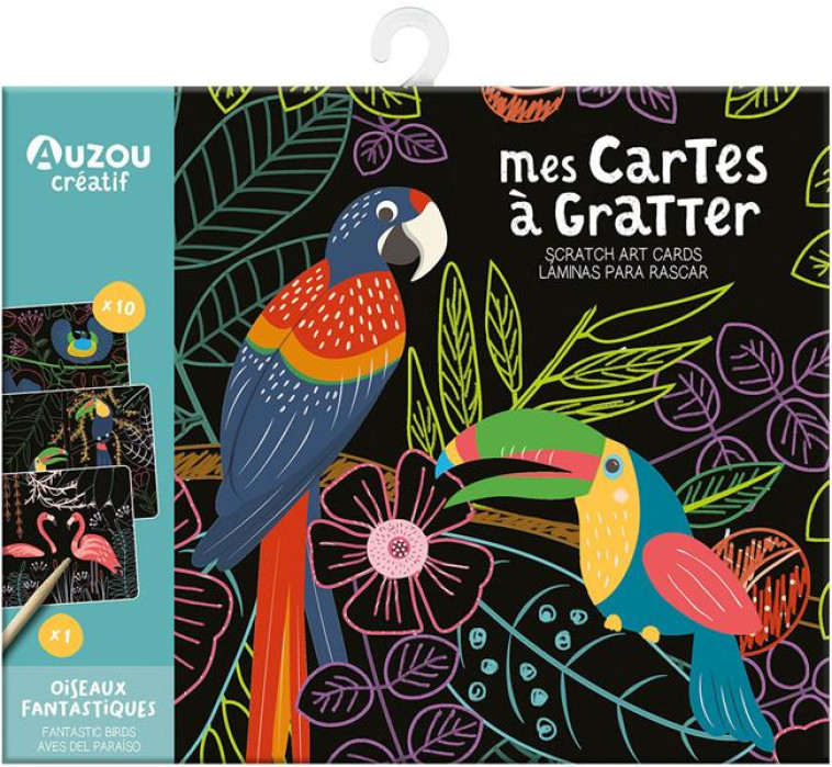 MA POCHETTE D'ARTISTE - MES CARTES A GRATTER - OISEAUX FANTASTIQUES NE - MEL ARMSTRONG - NC