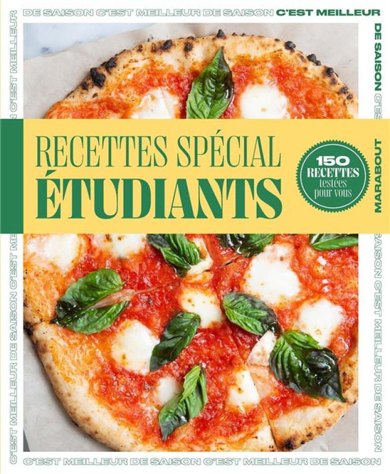 RECETTES DE SAISON - RECETTES ETUDIANT - COLLECTIF D'AUTEURS - MARABOUT