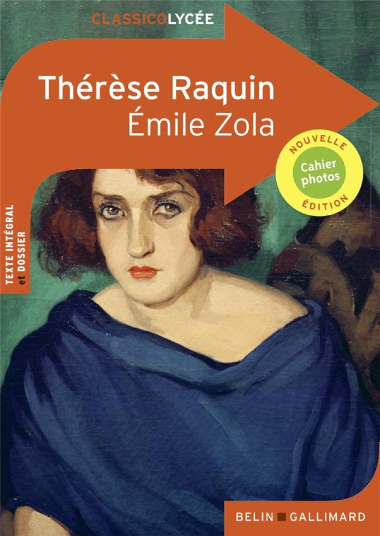 THERESE RAQUIN D'EMILE ZOLA - ZOLA/WURTZ - BELIN