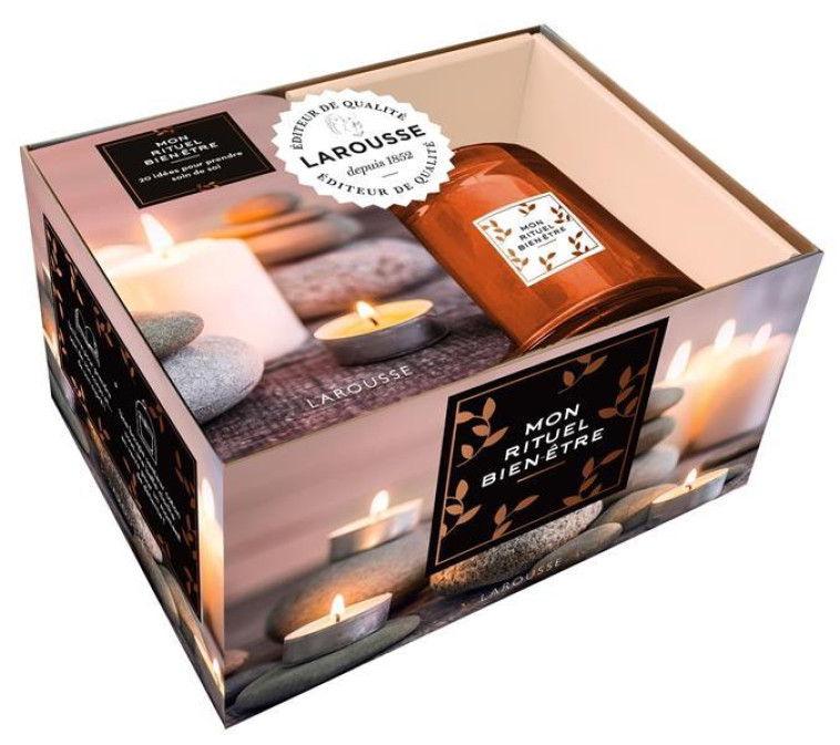 COFFRET BOUGIE MON RITUEL BIEN-ETRE - PICHARD MARIE-NOELLE - LAROUSSE