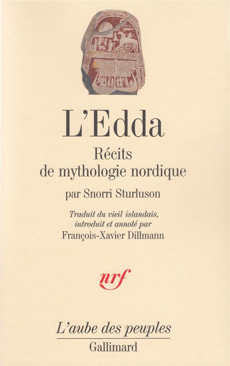 L'EDDA - RECITS DE MYTHOLOGIE NORDIQUE - SNORRI STURLUSON - GALLIMARD