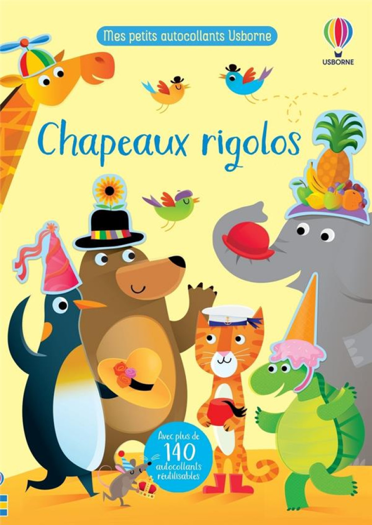 CHAPEAUX RIGOLOS - MES PETITS AUTOCOLLANTS USBORNE - GREENWELL/LUCAS/EVER - NC