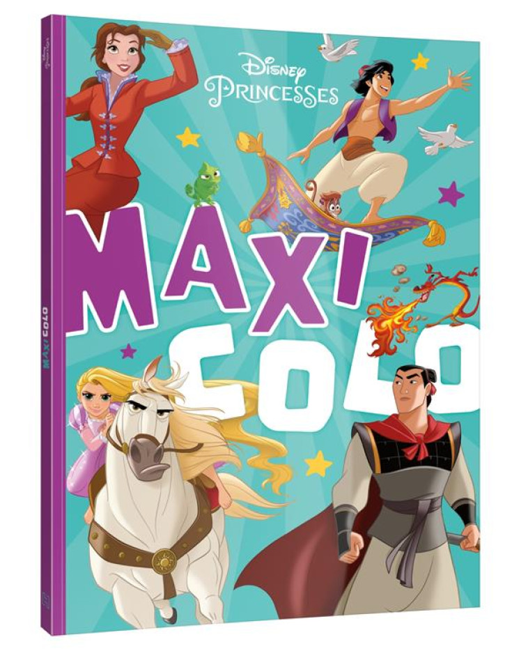 DISNEY PRINCESSES - MAXI COLO - SPECIAL HEROS ET HEROINES - COLLECTIF - HACHETTE