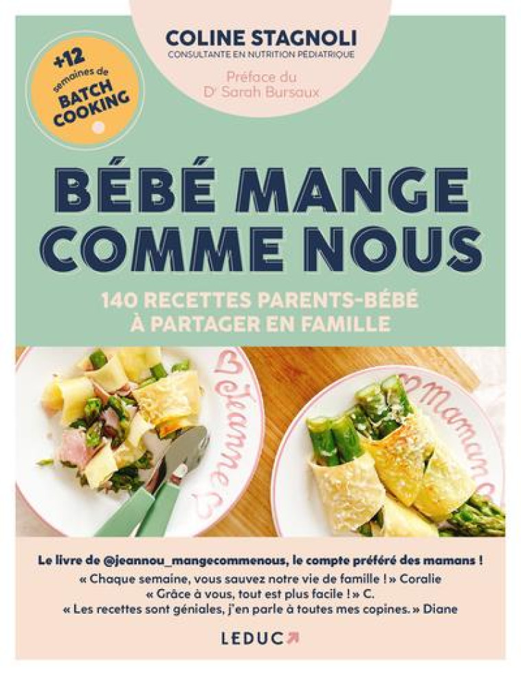 BEBE MANGE COMME NOUS - 140 RECETTES PARENTS-BEBE A PARTAGER EN FAMILLE - STAGNOLI/BURSAUX - NC