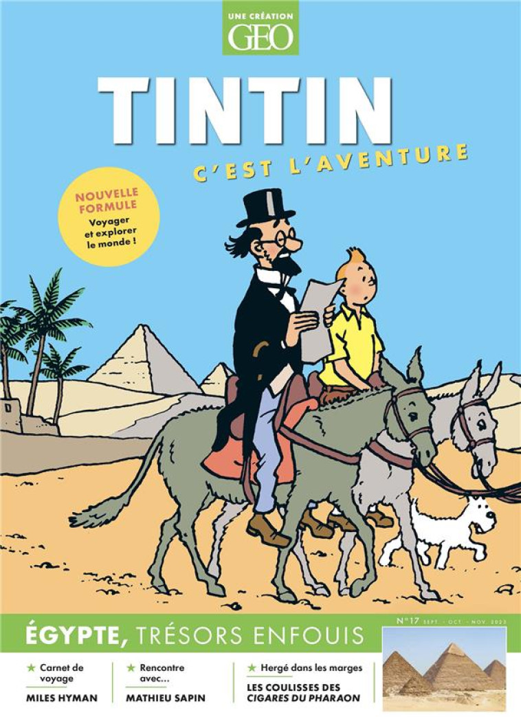 TINTIN C'EST L'AVENTURE N 17 - L'EGYPTE - COLLECTIF - FEMME ACTUELLE