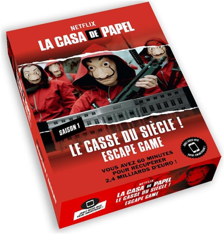 LA CASA DE PAPEL - ESCAPE GAME : LE CASSE DU SIECLE ! S1 - TRENTI NICOLAS - NC