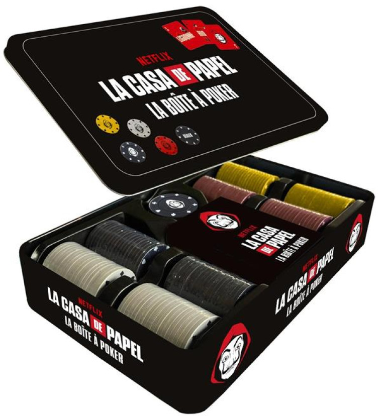 LA CASA DE PAPEL - LA BOITE A POKER - COLLECTIF - NC