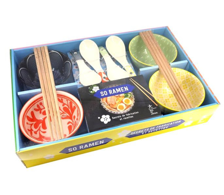 COFFRET SO RAMEN - SECRETS DE FABRICATION ET RECETTES - XXX - HACHETTE