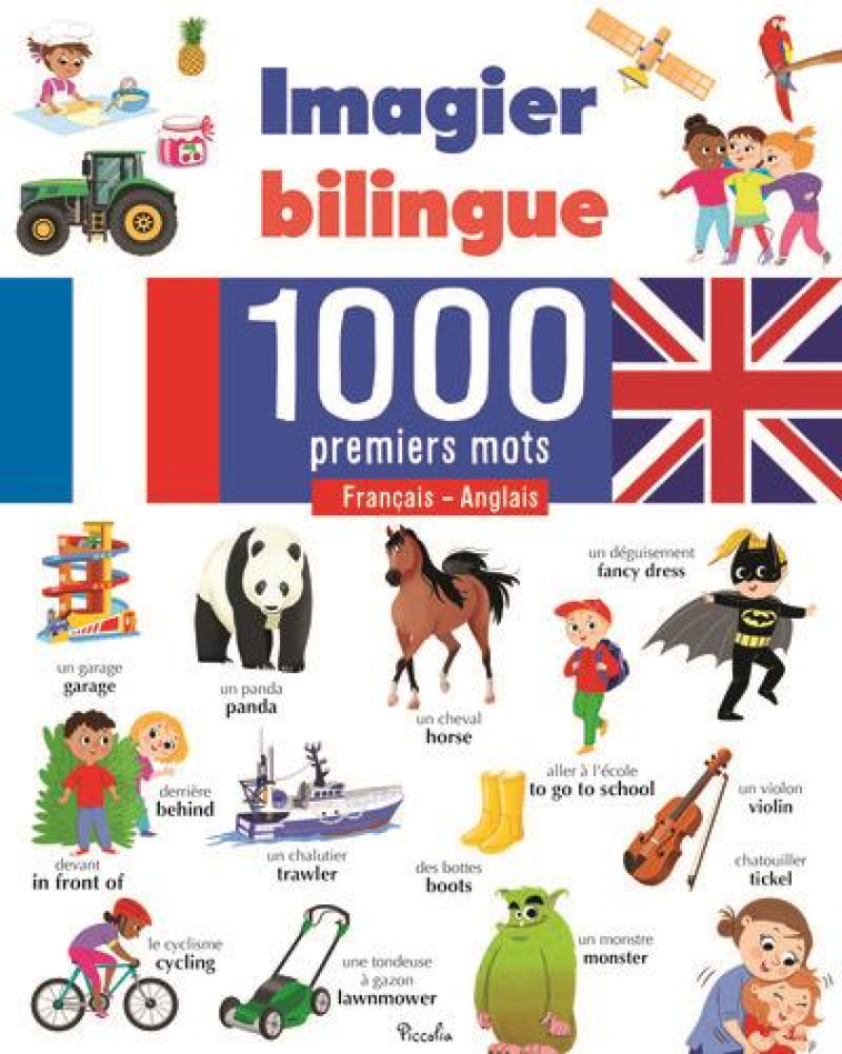 FRANCAIS ANGLAIS - IMAGIER BILINGUE - COSCO RAPHAELLA - PICCOLIA